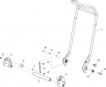 Altrad Belle PCLX 16/45E Compactor Plate Spare Parts - Handle Assembly